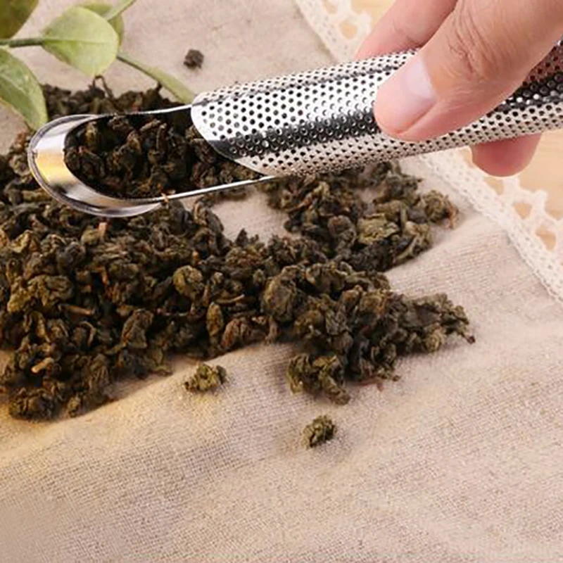  1PCS Stainless Steel Tea Infuser Touch Feel Good Design Strainer for Mug Fancy Filter for Puer Tea Herb Tea Tools Accessories (4)