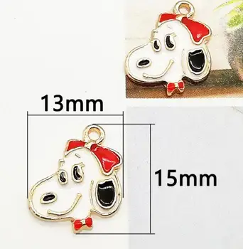 

Hot Cartoon 50 pcs Japanese anime dog DIY Alloy Charms Jewelry Making pendant Accessories M12