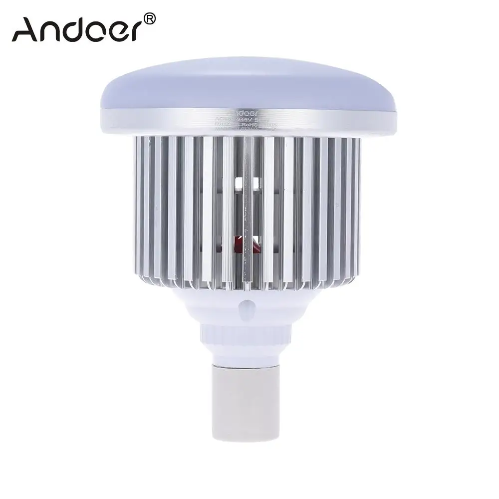 Andoer 50W 5500K 72 Beads E27 розетка для фотостудии Светодиодная лампа DSLR камеры и