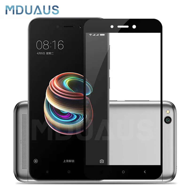 

9H Tempered Glass For Xiaomi Redmi 5 Plus 5A S2 Full Cover Screen Protector For Redmi 4 Pro 4X 4A Phone Protective Glass Film