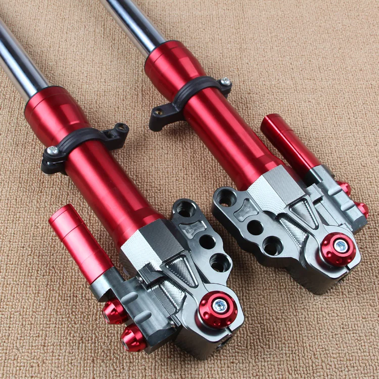 Motorcycle Front Suspension Shock Absorbers Gjms Shape 30mm/400mm For Yamaha Scooter Bws Cygnus