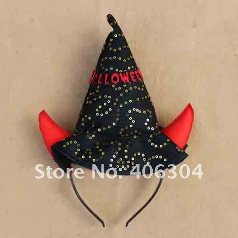 Hхэллоуин вечерние шапка с "Хэллоуин" в шляпе маскарадные вечерние поставщики 5 цветов для вашего выбора - Цвет: Style1