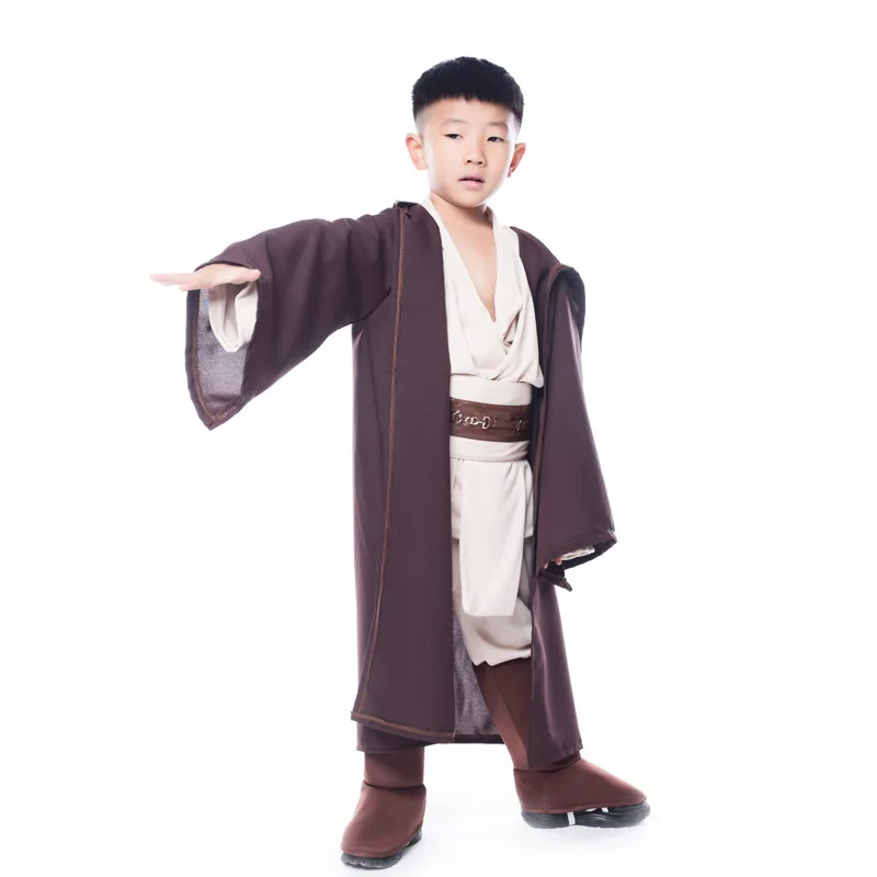 Новый детский костюм Rey для Хэллоуина костюмы джедая Purim фильм Charater Carnival Cosplay