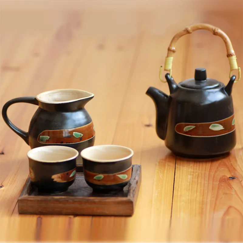 

1 pot and 6 cups + unfair cup ceramic tea Japanese tea set kung fu tea set teapot teacup tea cups~