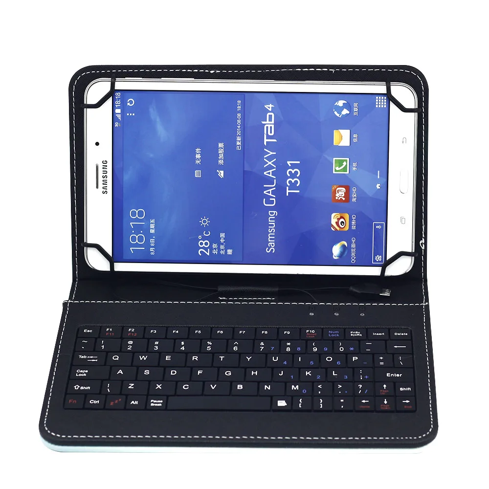 Чехол для планшета с микро-usb клавиатурой для samsung Galaxy Tab A 9,7 ''T550 TabE 9,6'' T560 Tab 3/4 10,1 ''чехол-подставка с мультяшным принтом