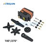 Servo de direction numérique en métal, 15kg, couple élevé, engrenage de Rotation à 180/270 degrés pour Robot RC hélicoptère avion ► Photo 1/6