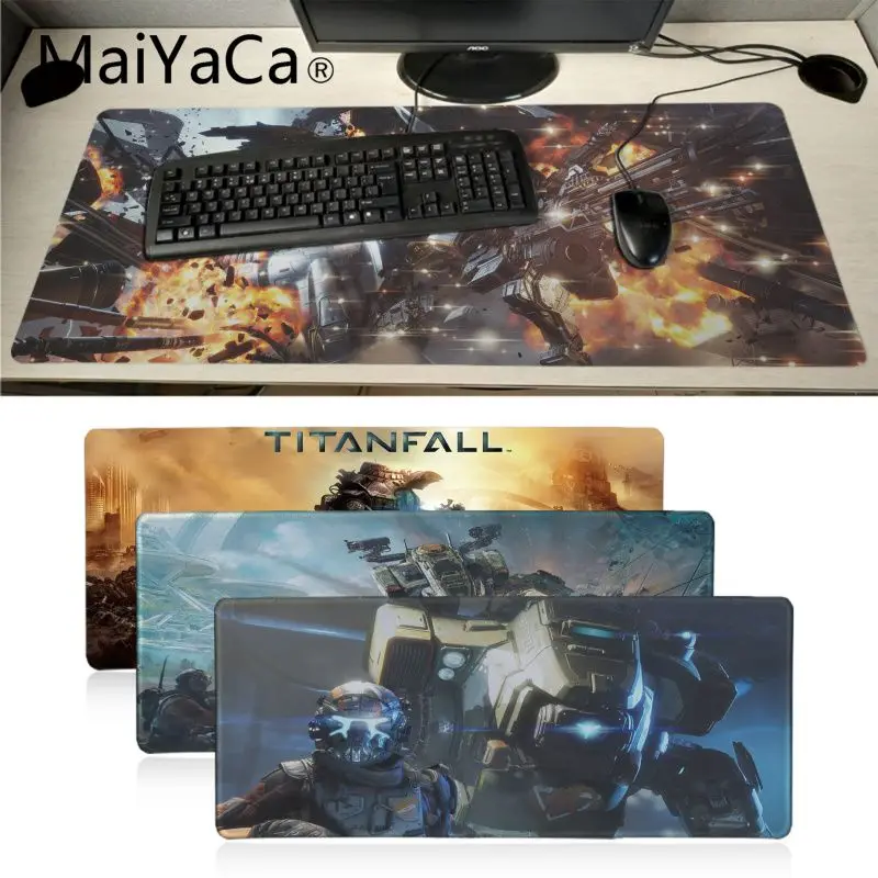 Игровой коврик для мыши MaiYaCa titanfall 2 из натурального каучука Настольный самый