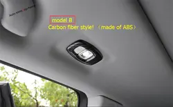 Yimaautotrims аксессуары для Renault Kadjar 2016 2017 2018 ABS сзади крыши Чтение свет лампы рамка комилект отделка 2 шт./компл