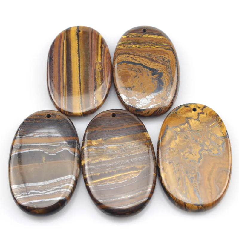 

35x55mm natural tiger eye pendant natural stone beads pendant DIY jewelry beads for brave man free shipping