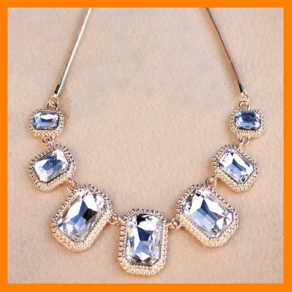 Gemstone Crystal Necklace Designs 