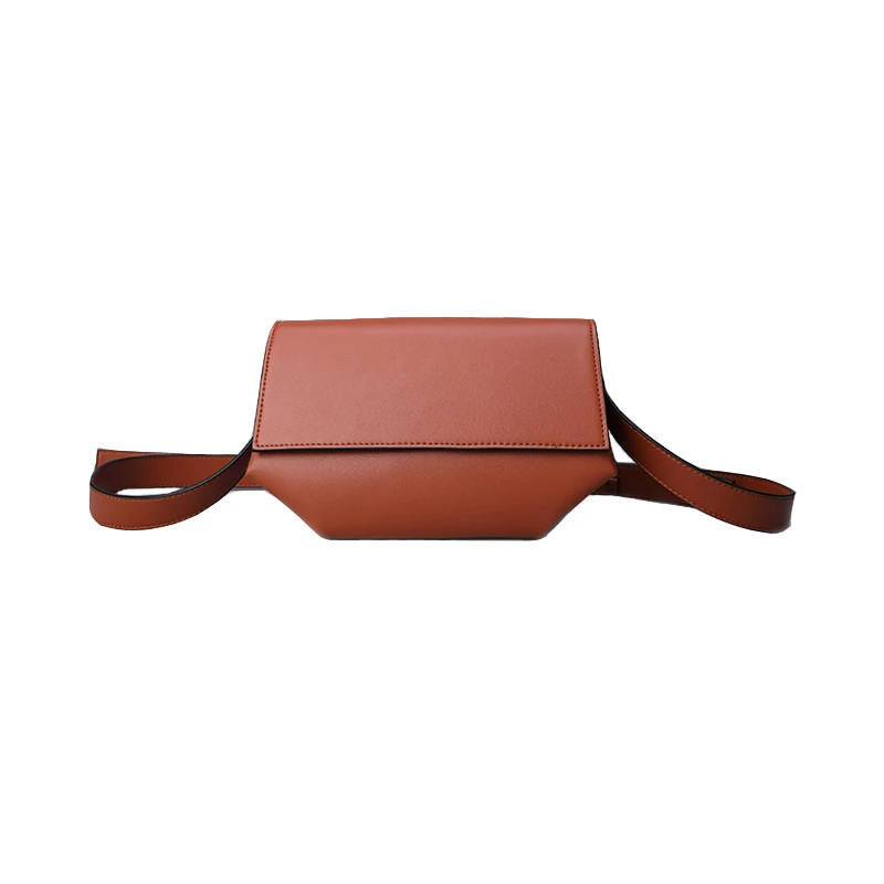 

Leather Messenger bag 2019 new envelope bag simple wild shoulder bag retro small square bag