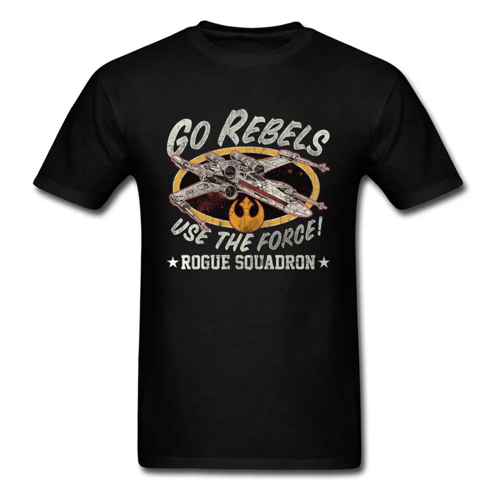 

New Style Fashion T Shirt Men Printed Tees Star Wars Rogue Squadron Retro T-Shirts Funny AF Fighter T-Shirt Summer Tops