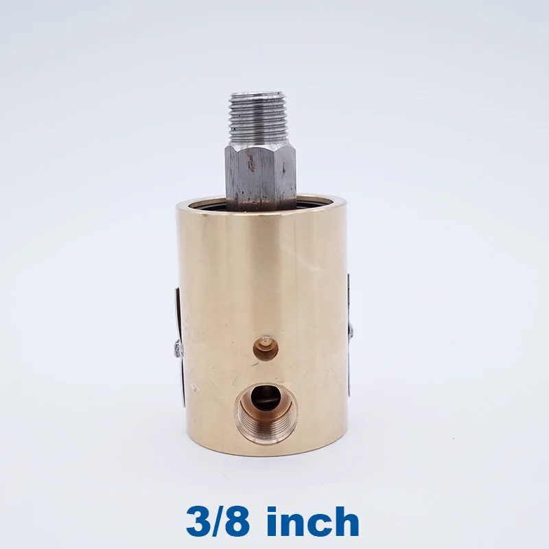 

GOGO Right/Left-hand thread Unidirectional rotary swivel joint for pipe 3/8 inch 120 50 degree C hot/cold water brass fitting