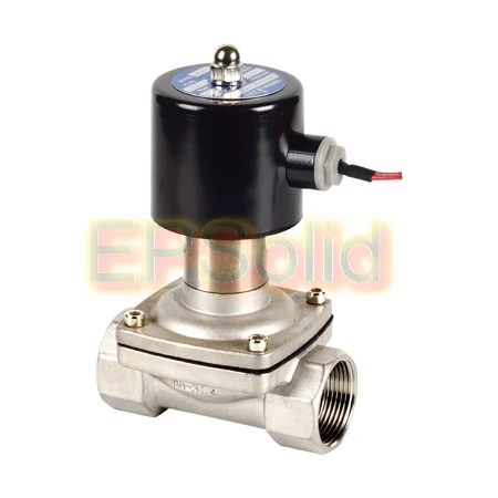 2 шт. 1,2" из нержавеющей стали электромагнитный клапан воды воздуха N/O клапаны 2S350-35-K