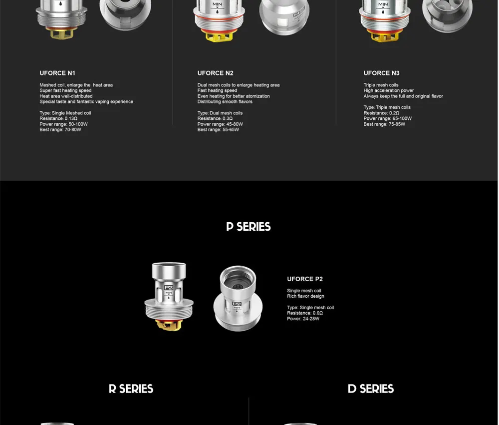 30 шт./лот VOOPOO UFORCE T2 катушка Voopoo Drag Kit Voopoo Drag Mini Kit сменная катушка U2/U4/U6/U8/N1/N2/N3/R1/D4/P2 сетчатая катушка