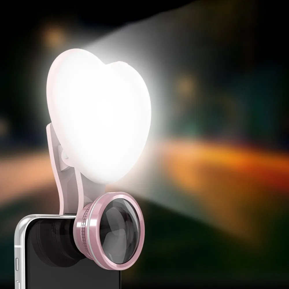 

Portable USB Self-timer Flash Camera Clip-on Phone Self-timer Lamp Video Lights LED Night Photo Beauty Fill Light