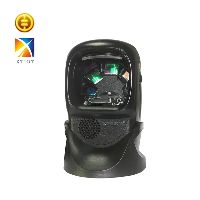 XT7100 شريط ليزر رمز ماسحة أومني الاتجاه الباركود ماسحة متعددة خط 1d قارئ شفرة التّعرّف scaning منصة سوبر ماركت pos