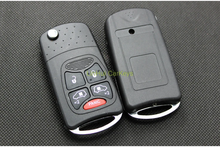 PINECONE для CHRYSLER 300C SEBRING JEEP WRANGLER компас ключ чехол 4+ 1 кнопки Uncut латунь лезвие модифицированный пульт дистанционного ключа 1 шт