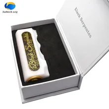 2pcs New e cigarette Black Serpentes mod Electronic Cigarette Mechanical Mod fit 18650 battery serpentes box mod 1:1 clone e cig