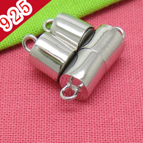 2/4pcs 925 Sterling Silver End Caps Connector For DIY Necklace Bracelet  Jewelry Making Supplies Handicraft Accessories Wholesale - AliExpress