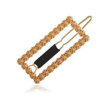 Заколки для волос для Для женщин маленький цветок Комбинации прямоугольный Заколки для волос прямоугольный простые волосы модные аксессуары G0508