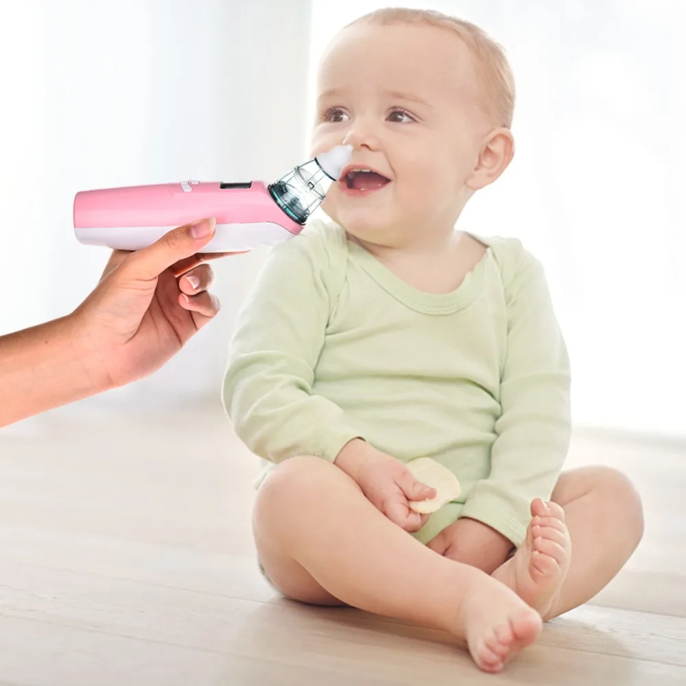 Baby Safety Electric Singing Nasal Aspirator Safe Hygienic Nose Snot Cleaner Suction with LCD screen For Newborn Infant Toddler (4)
