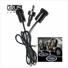 JURUS Nova chegada LEVOU porta Do Carro luz de boas vindas Para Nissan Para Subaru Para Ford cortesia led projetor laser Luz Logotipo do carro Caso