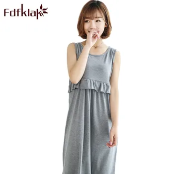

Black/Gray Summer Dress Pregnant Maternity Gown Sleeveless Breastfeeding Dress For Pregnant Women Plus Size M-XXL Fdfklak