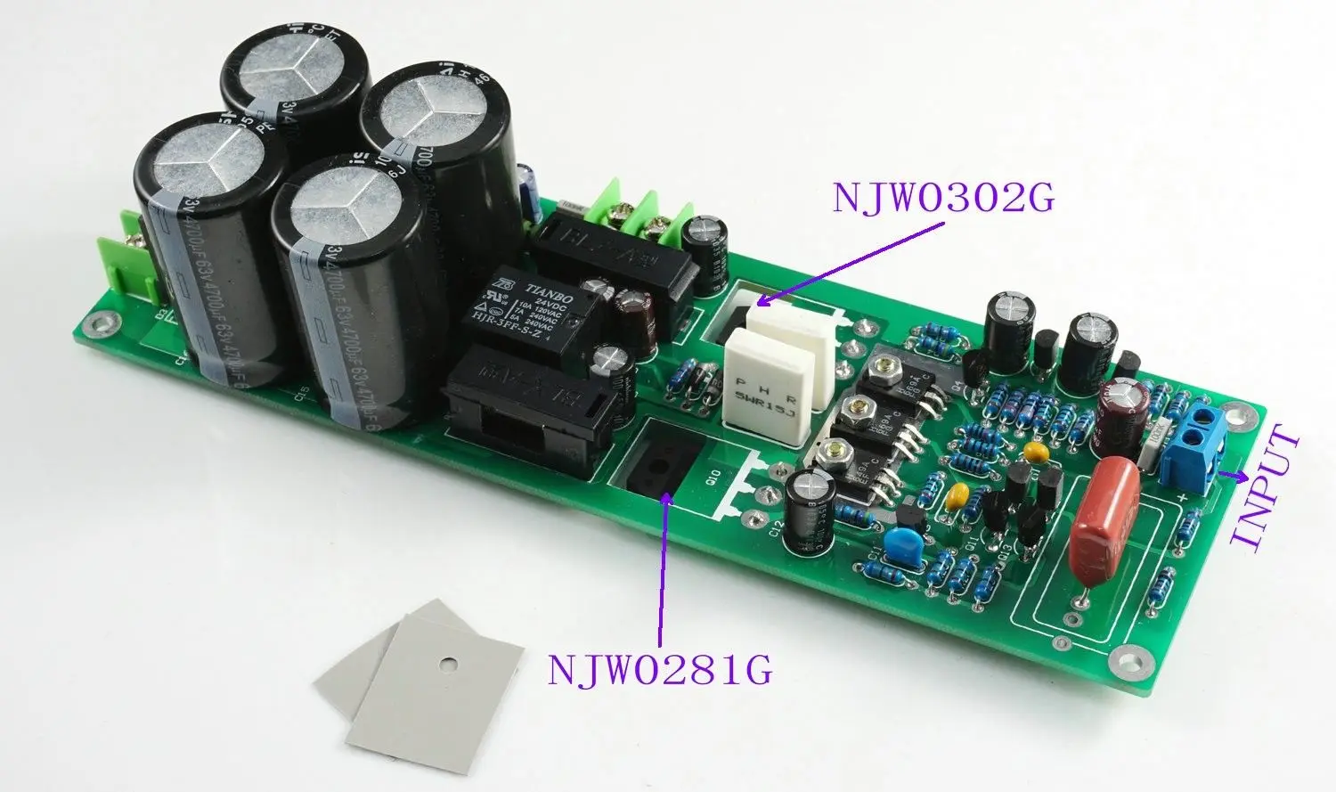 GZLOZONE Assembeld LJM MX90 моно усилитель мощности доска 90 Вт 8R ONSEMI транзисторы L11-46