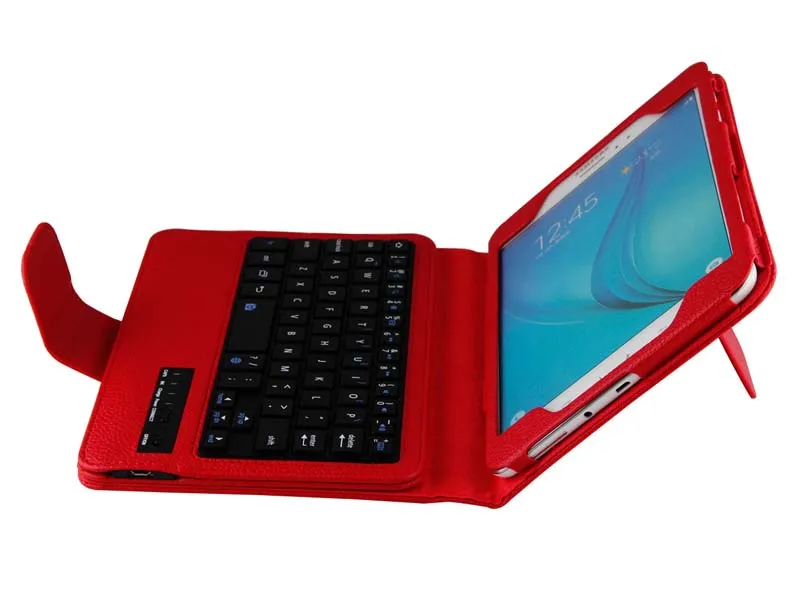 

Removable Wireless Bluetooth Russian/Hebrew/Spanish Keyboard Stand PU Leather Case For Samsung Galaxy Tab A 8.0 T350 T351 P350