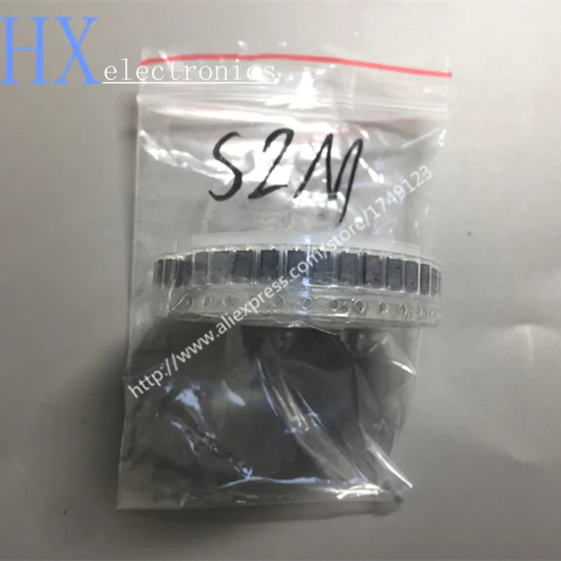 Sale New Diode S2M SMA RL207 DO-214AC SMD 2A 1000V Rectifier 0.03yuan_