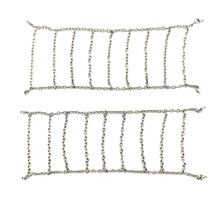 1,9 дюймов шины Снежная цепь 1:10 Rc автомобиль для 1/10 Rc Рок Гусеничный осевой Scx10 90046 Trx4 Traxxas