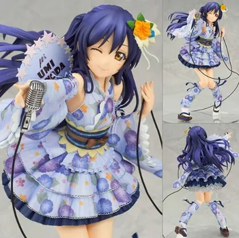 

NEW hot 21cm LoveLive! Love Live kimono Sonoda Umi Action figure toys doll collection Christmas gift with box