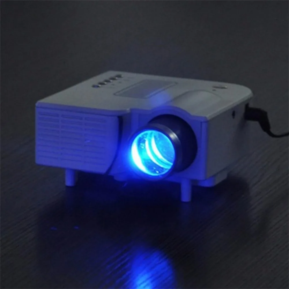  UC28+ Mini Portable 1080P Projector Home Cinema Theater Upgraded HDMI Interface Home Entertainment 
