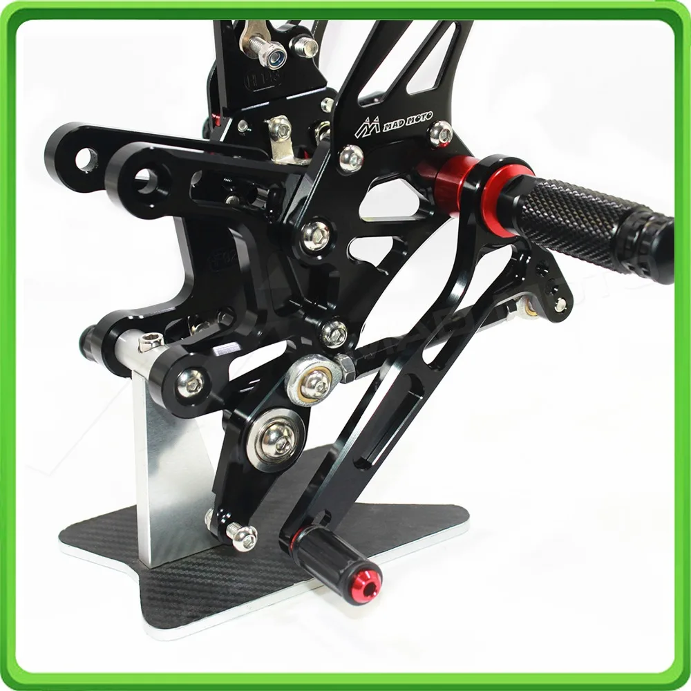 GP Shift Rearsets Rear set sets Foot Rest Pegs Pedal For KAWASAKI Ninja ZX10R ZX 10R ZX-10R 2016 2017 (51)
