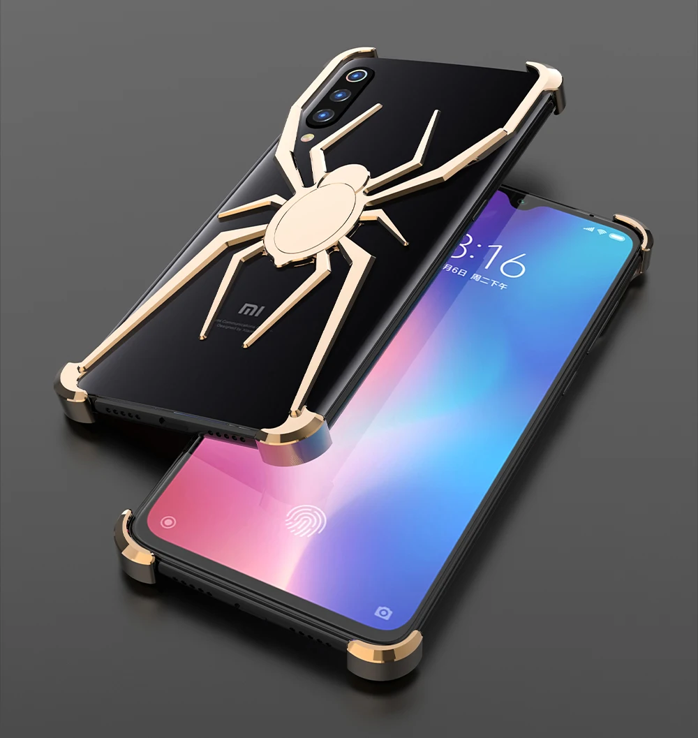 Spider The element stents for Xiaomi Black shark 2 Case Cover for Xiaomi 9 Luxury shockproof Coque