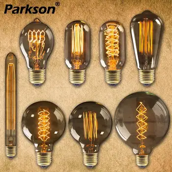 

Edison Bulb E27 220V 40W ST64 T45 A19 G80 G95 Ampoule Vintage Bulb Edison Lamp Incandescent Light Bulb Retro Lamp For Home Decor
