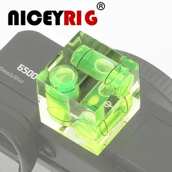 

NICEYRIG 10pc Cold Shoe Level Three Axis Hot Shoe Mount Bubble Level Rig DSLR Camera for canon camera etc..