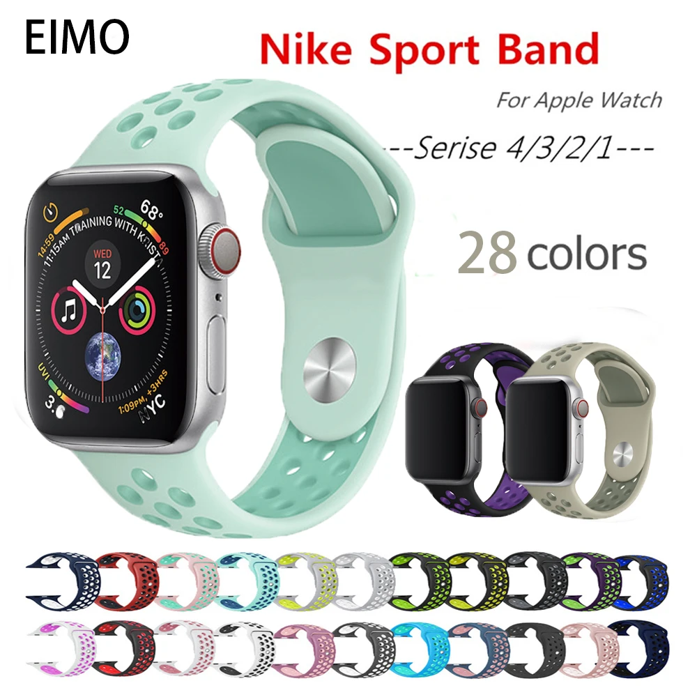 Strap for apple watch band apple watch 4 3 iwatch band 42mm 38mm 44mm 40mm Accessories bracelet sport Silicone pulseira correa