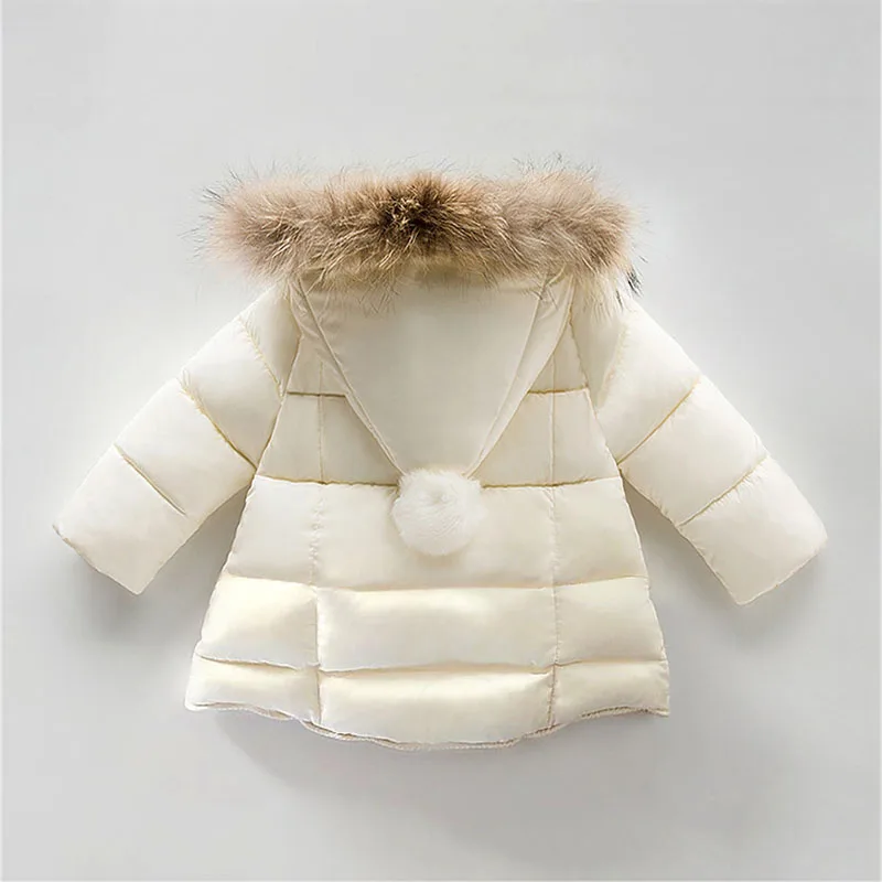 Baby Girls Clothes Winter Jacket For Girls Coats Kids Warm Hooded Cotton Outerwear Boys Christmas Coat 1 2 3 4 5 6 Years