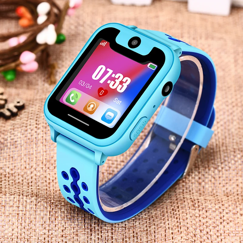 2018 New Waterproof Children smartwatch SOS Emergency Call LBS Security Positioning Tracking Baby Digital Watch Support SIM Card