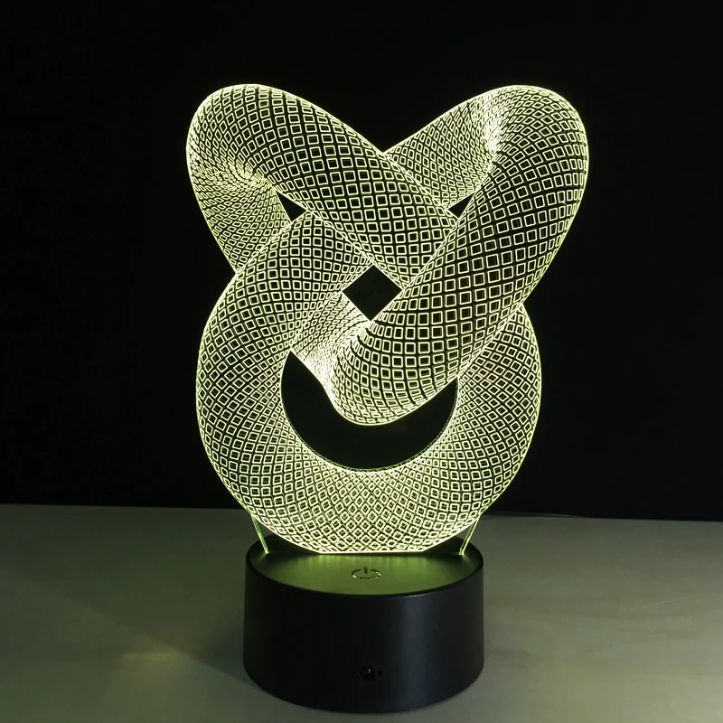 Lámpara de ilusión 3D creativa LED luz nocturna 3D abstracto artista gráficos Lamparas atmósfera lámpara iluminación novedad decoración del hogar Lámpara de ilusión 3D creativa LED luz nocturna 3D abstracto artista gráficos Lamparas atmósfera lámpara iluminación novedad decoración del hogar