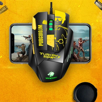 

Game Mouse Cool Laptop professional Gamer Wired Mouse 4000DPL Office Laptop Game Mice Home PC Computer Optical Mouse