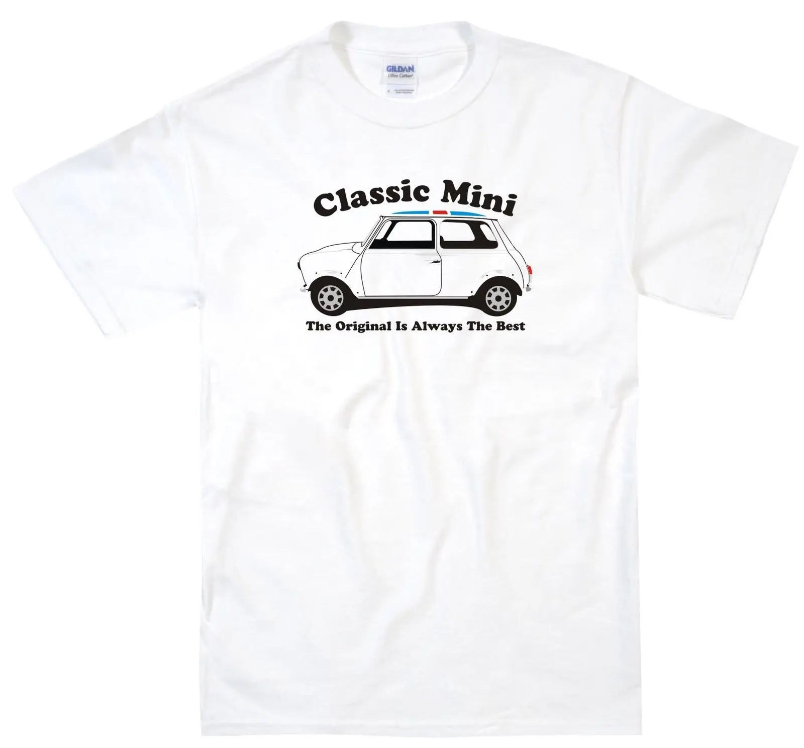 Мужские классические футболки Mini 1000 Cooper 60's ретро футболка с машинкой рубашка