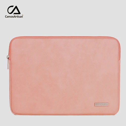 Новая брендовая сумка из искусственной кожи для ноутбука 1", 14", 1", 15,6", Чехол Для Macbook Air Pro 13,", 15,4", Прямая поставка L11-03 - Цвет: Dark Pink