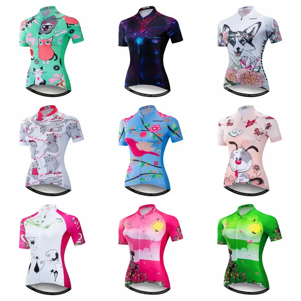

2019 Women Cycling Jersey Mtb Shirts Ropa Ciclismo Bike Team Bicycle Jersey Summer Short Sleeve Riding Cycling Clothing Top