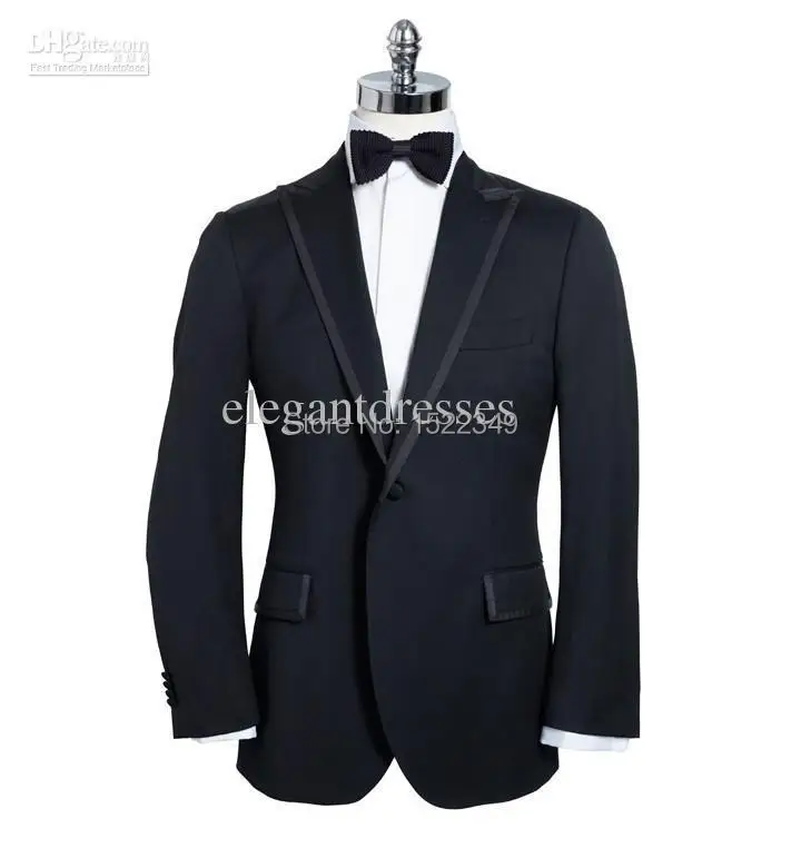 New Arrive - Custom made 2015 Designer Groom Tuxedos Wedding Groomsman Suit Bridegroom Suits (Jacket+Tie+Vest) arab-47 |