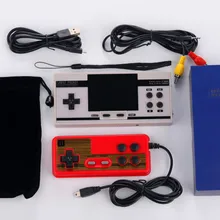 Портативные Ручные игровые плееры FC/NES, встроенные в 348 классическую игровую консоль, 8 бит Ретро видеоигры для подарка, Поддержка AV Out Put
