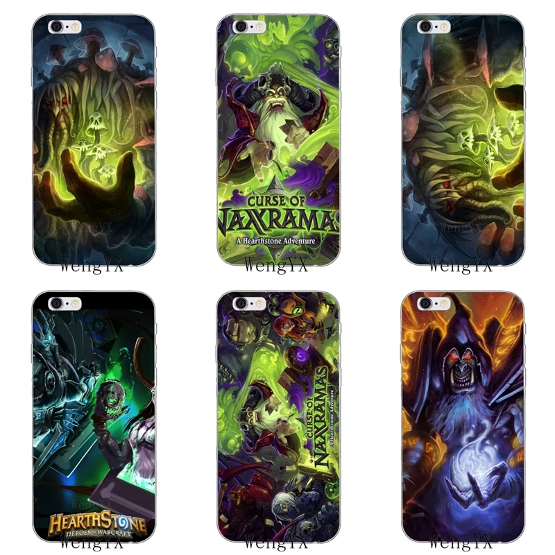 

Hero Hearthstone Naxxramas Slim silicone Soft phone case For iPhone 4 4s 5 5s 5c SE 6 6s plus 7 7plus 8 8plus X