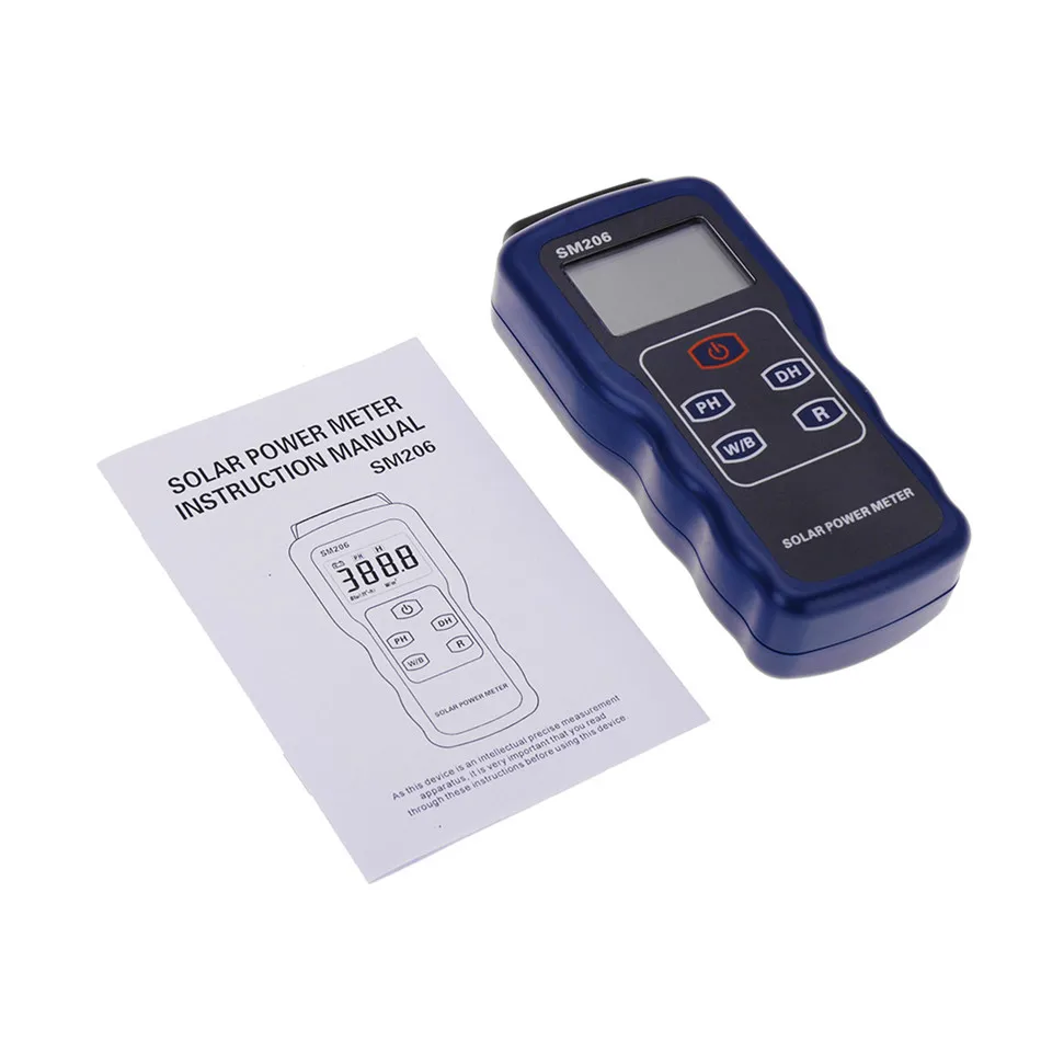 SM206-Solar-Power-Meter-Light-Intensity-Measurement-Radiation-Tester-glass-light-strength-tester